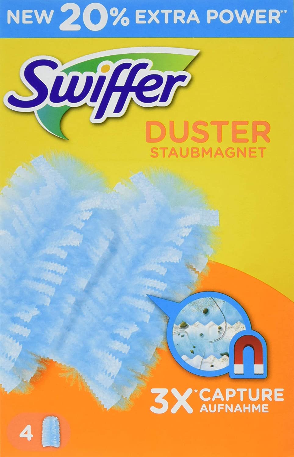 Swiffer Refill Duster, Pack of 5 (5 x 4 pieces), Multicolor, 4 count (pack of 5)