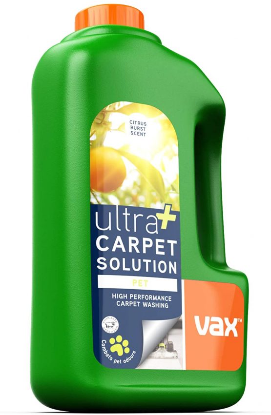 Vax New Ultra+ Pet Carpet Cleaning Solution 1.5 Litre