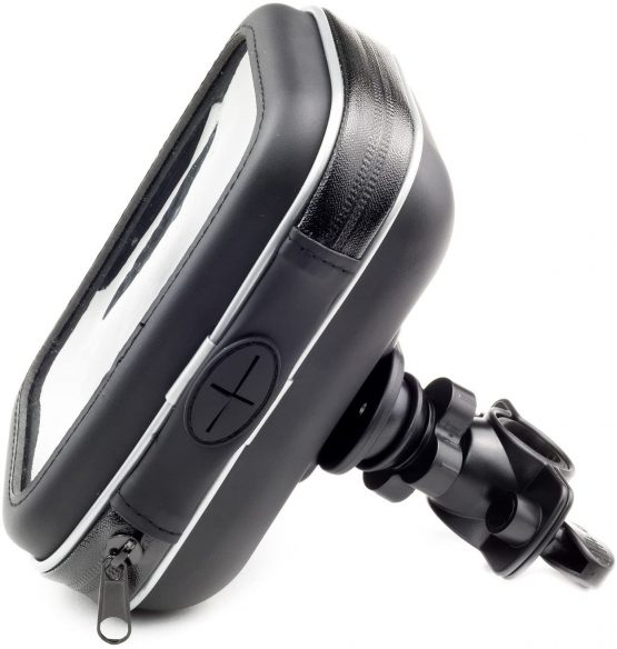 Motorcycle Handlebar Bike Mount Holder With Waterproof Case For TomTom Go Classic 5'' Go Discover 5'' Go Premium 5" Go Basic 5" Essential 5 Inch 5200 520 5100 510 51 Via 53 52 Start 52 GPS Sat Nav - Image 4