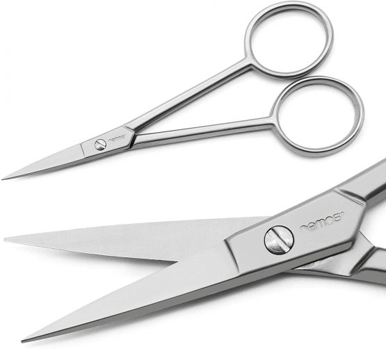 Remos Silhouette Scissors, Silver Matte, 10 cm - Image 4