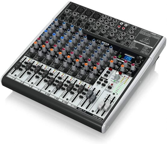 Behringer X1622USB Premium 16-Input 2/2-Bus Mixer with XENYX Mic Preamps and Compressors, British EQ, 24-Bit Multi-FX Processor and USB/Audio Interface - Image 3