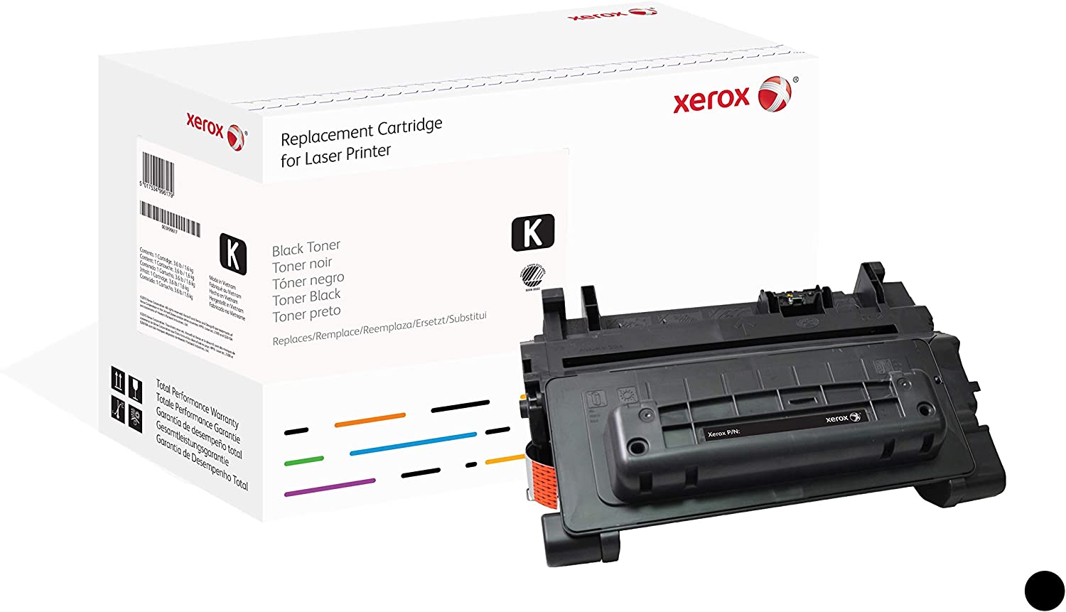 Xerox Replacement Black Toner Cartridge equivalent to HP 64A / CC364A - (10600 pages) - 003R99790