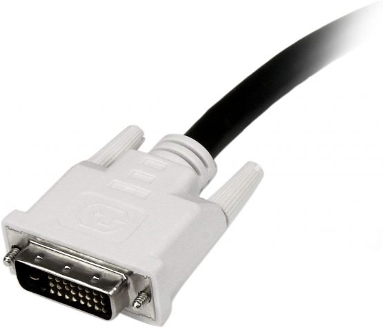 StarTech 1m DVI-D Dual Link Cable - Male to Male DVI-D Digital Video Monitor Cable - 25 pin DVI-D Cable M/M Black 1 Meter - 2560x1600 (DVIDDMM1M) - Image 2