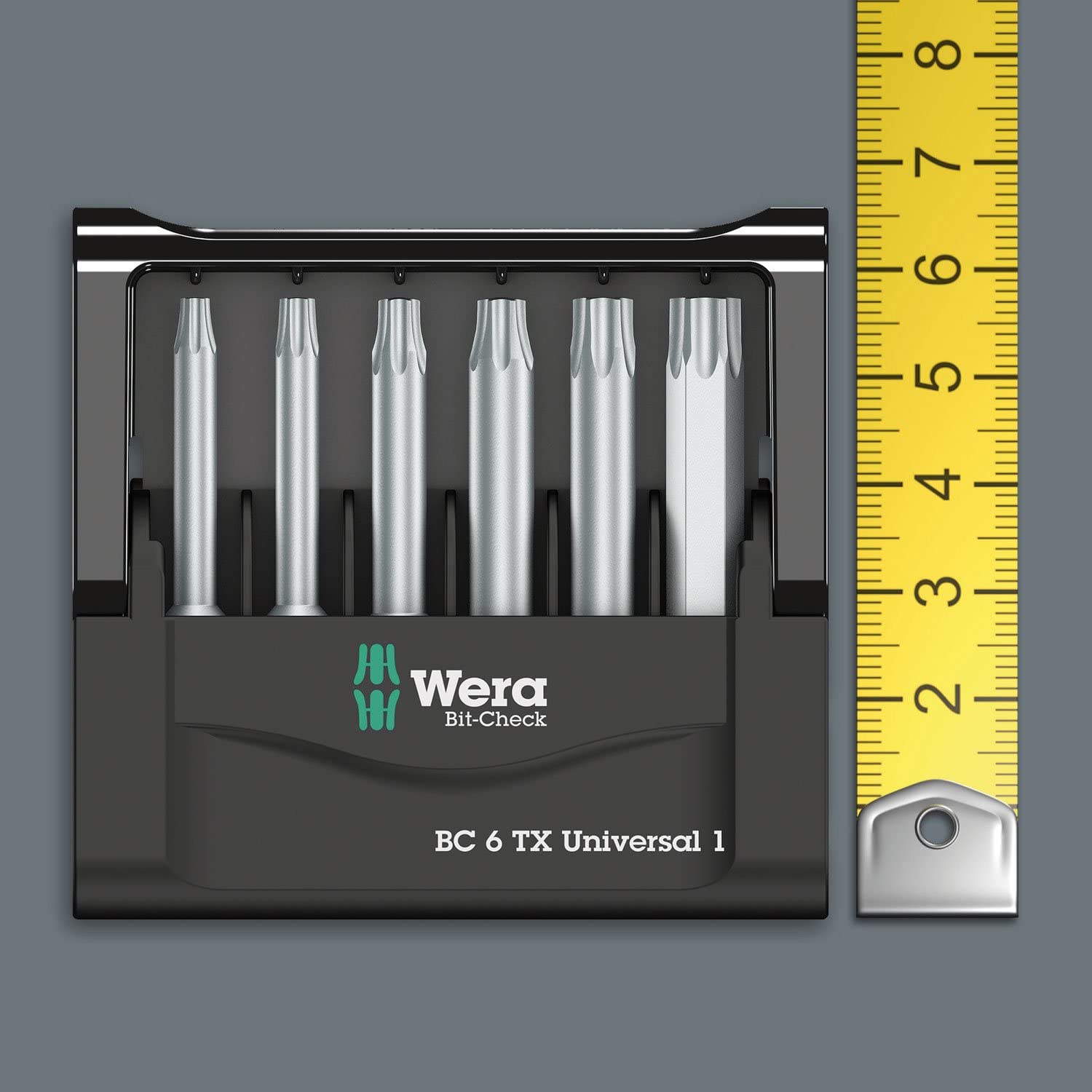 Wera 05056472001 Mini-Check Set Torsion Extra tough 50 mm Direct Drive Torx TX10-40, 6pc, White, 6 piezas - Image 3