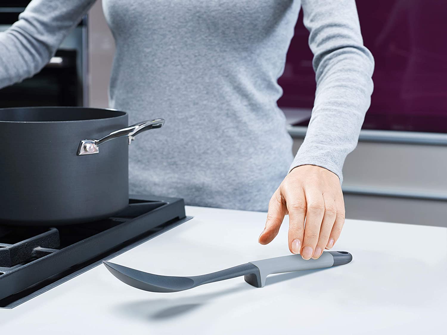 Joseph Joseph Elevate, Kitchen Tools & Gadgets Carousel 6-Piece Utensil Set including Rotating Stand - Image 3