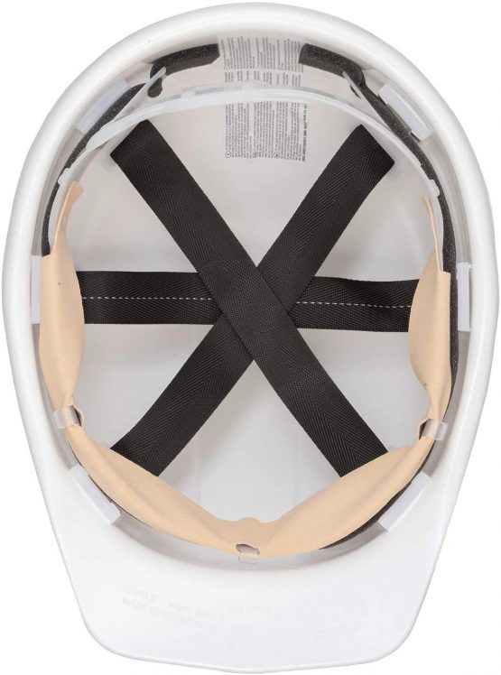 uvex superboss Safety Helmet | for the Construction Site | Industrial Protective Helmet DIN EN 397 | Construction Helmet in Unisize | Ventilated | Work Helmet - White - Image 3