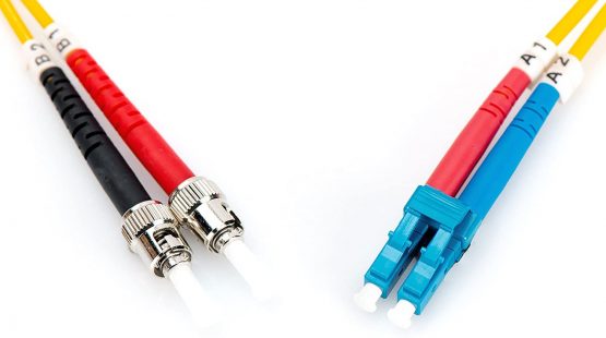DIGITUS LWL patch cable OS2-3 m LC to ST fiber optic cable - LSZH - Duplex Singlemode 09/125µ - 10 GBit/s - Yellow - Image 4