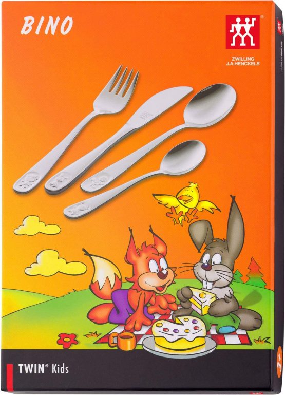 Zwilling Children's Cutlery Set, 4 pcs., For Children from 3 Years, 18/10 Stainless Steel, Bino - Image 4