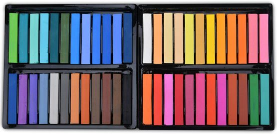 Artina Chalk Based Soft Pastel Pasteo Set 48 Fine Pastel Sticks Crayons in Studio Quality Master Series for Art Smooth Intense Vivid Soft Pastel Chalks - Image 4