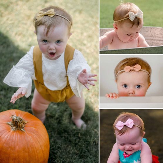 DRESHOW Baby Girl Nylon Headbands Newborn Infant Toddler Hairbands and Bows Child Hair Accessories - Image 4
