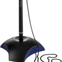 HAN 1751-34, DELTA pen holder. Attractive, elegant and stylish. Premium quality with extra long chain, black-blue