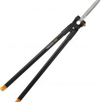 Fiskars PowerLever Grass And Hedge Shear GS53, Multifunctional hedge and lawn scissors, range up to 2.5 m, black / orange, 1001565