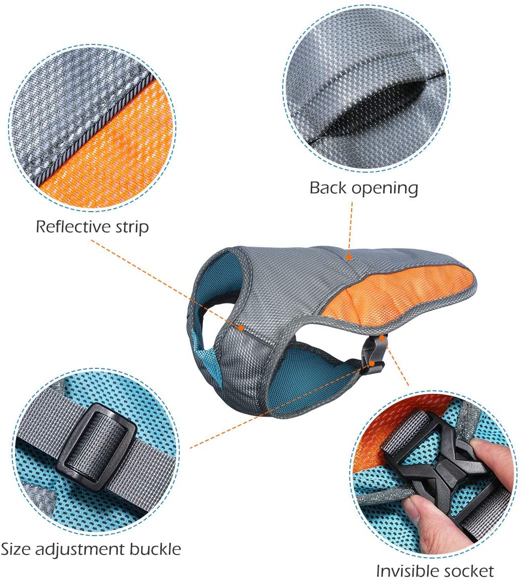 POPETPOP Dog Cooling Vest : Lightweight Dog Cooling Jacket - Image 3