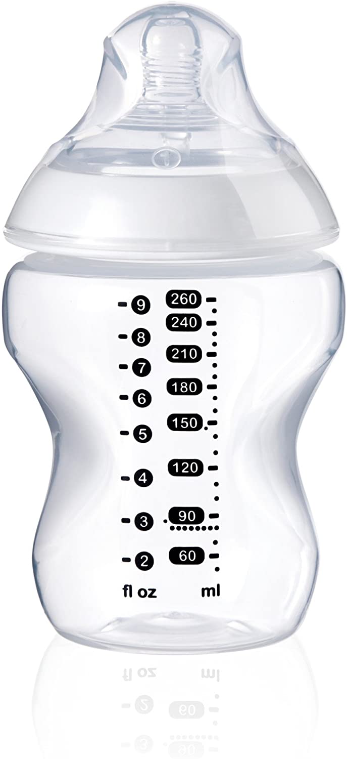 Tommee Tippee Closer to Nature Clear Baby Bottle, 260 ml, Pack of 1 - Image 2