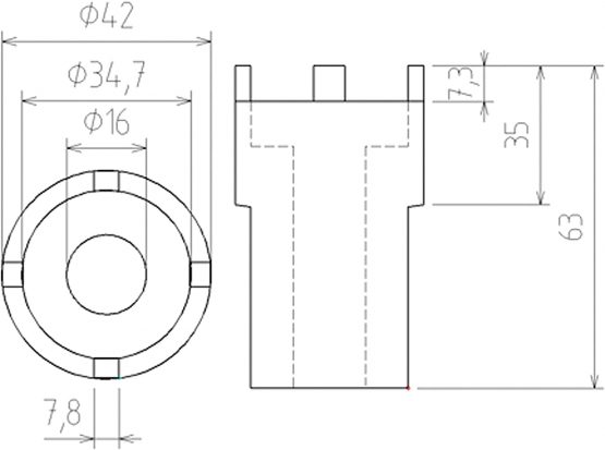 BGS 67220 | Groove Nut Socket Set | 5 pcs. - Image 3