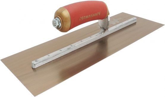 Marshalltown The Premier Line 4681Dfdl 13-Inch by 5-Inch Gold Stainless Steel DuraFlex Trowel (Long Mounting) Dura Soft Handle - Image 3