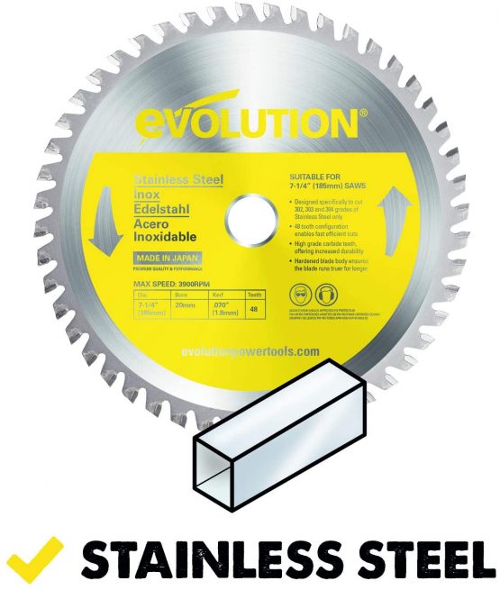 Evolution S185TCT-48CS, Circular/Chop Saw, 185mm - Image 2