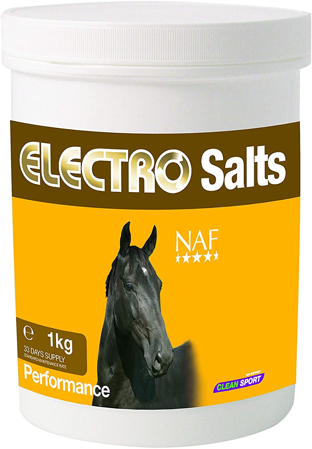 NAF Electro Salts 1kg, Fast-Acting Electrolyte Supplement for Horses, Replenishes Salts Lost Through Sweat