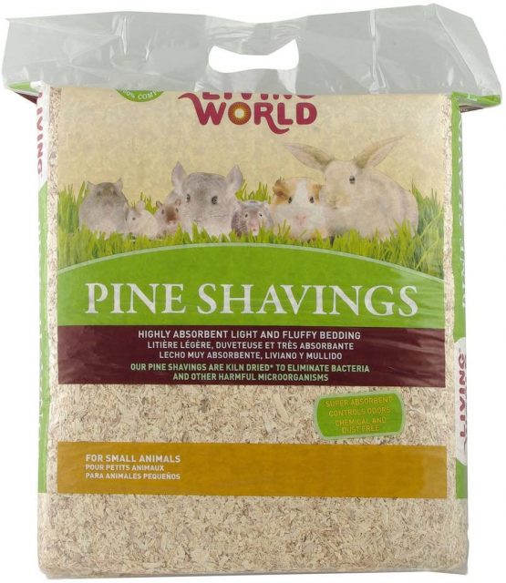 Living world 61233 Pine Shavings, 56 Litre, beige
