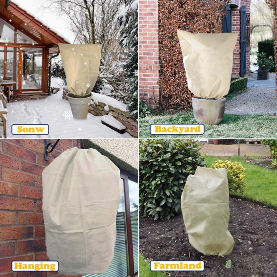 auvstar Plant Frost Protection Covers,Garden Antifreeze Fleece Blanket