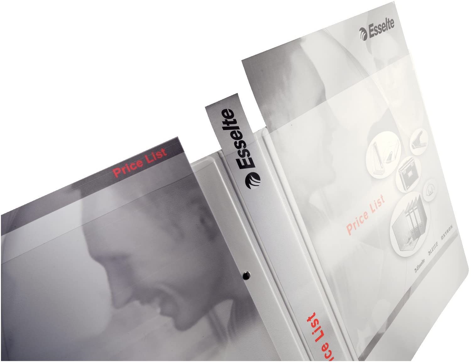 Leitz Presentation 42820001 A4 Ring Binder with Pouches and 4 Rings with 16 mm Diameter White Polypropylene - Image 2