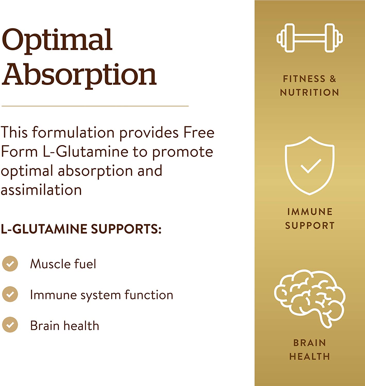 Solgar L-Glutamine 1000 mg Tablets, Pack of 60, Supports Muscle Function, for Active Lifestyles - Image 4