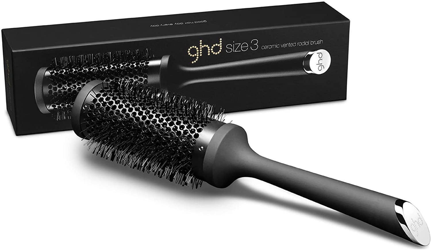 ghd Ceramic Vented Radial Hair Brush Size 3 (45mm), Neutral - Image 2