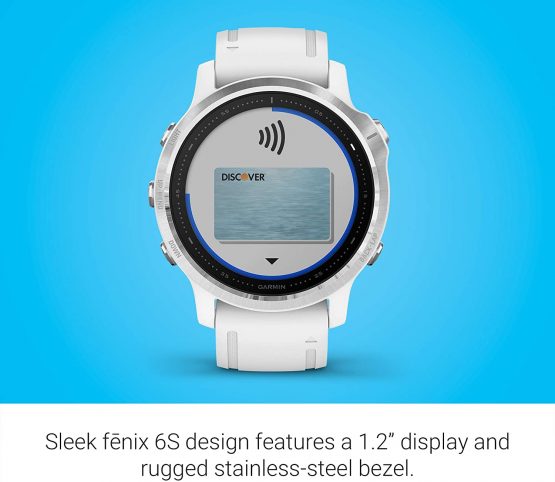 Garmin fēnix 6S, Ultimate Multisport GPS Watch, Smaller-Sized, Heat and Altitude Adjusted V02 Max, Pulse Ox Sensors and Training Load Focus, White - Image 3