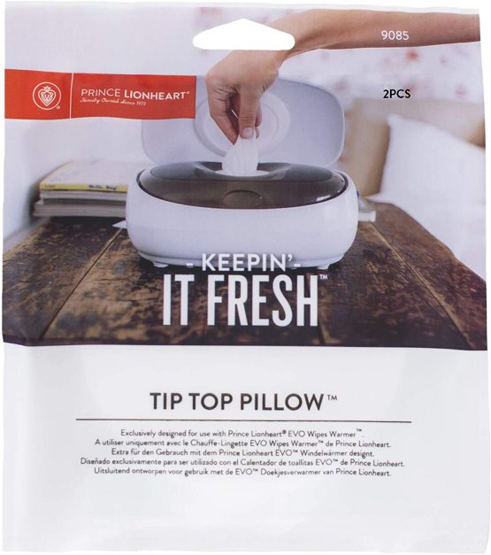 Prince Lionheart TipTop Pillow | 2 Sealed TipTop Pillows Per Pack | Designed For Use With Prince Lionheart’s EVO® Wipes Warmer | Keeps Top Wipes Fresh & Moist - Image 3