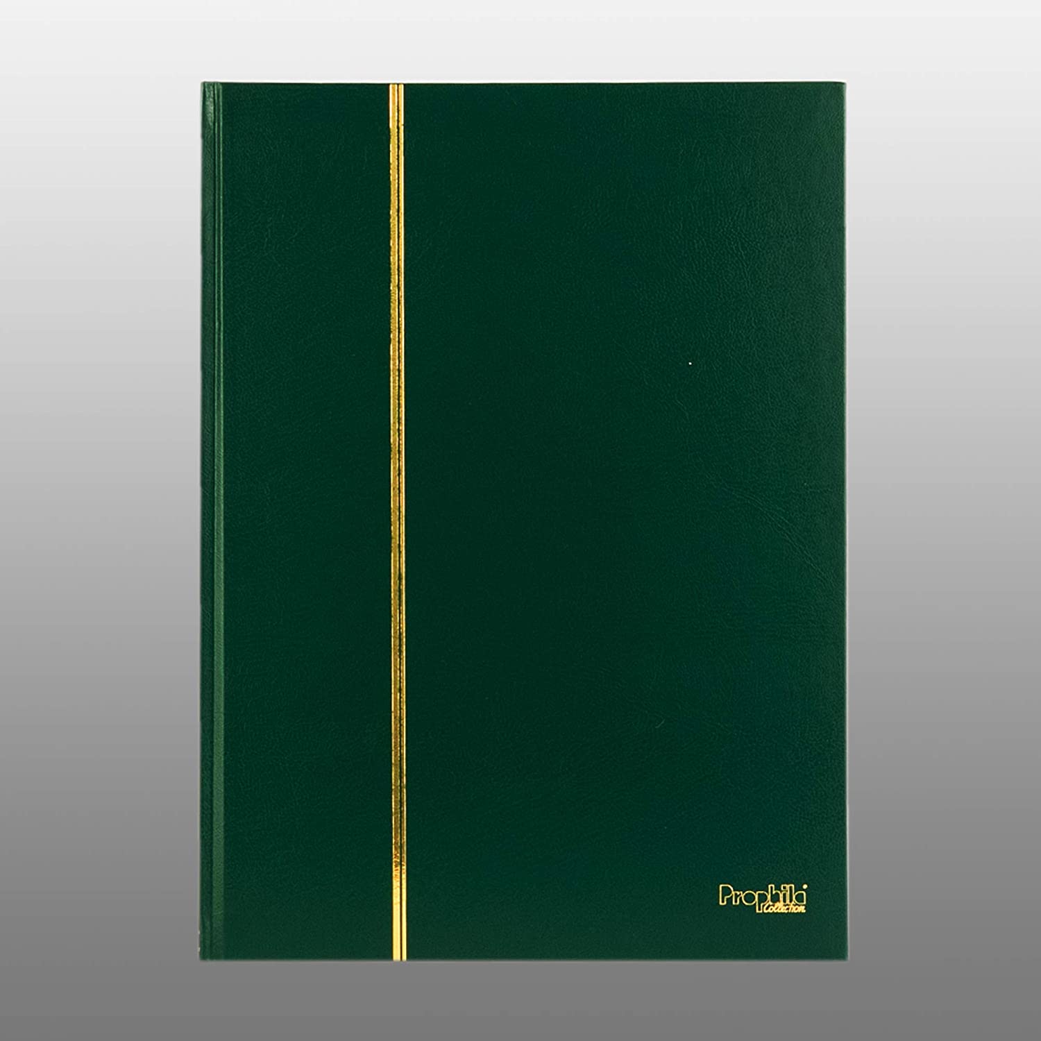 Prophila stamp album (new) 16 black sides, green cover, Medium - Image 2