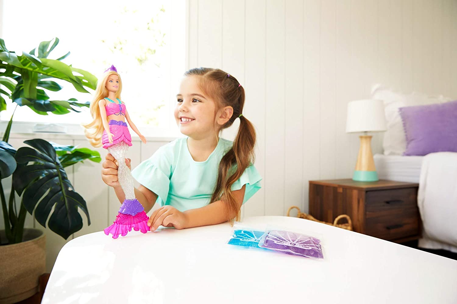 Barbie GKT75 Dreamtopia Mermaid Doll, Blue,pink,purple, Mittel - Image 2
