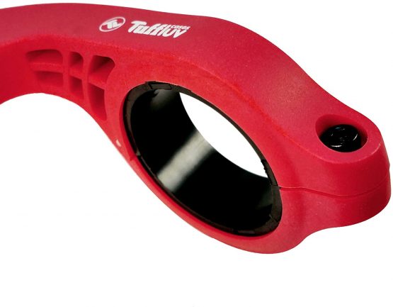 TUFF LUV Outfront Handlebar Mount for Wahoo (Elemnt/Bolt/Mini/ROAM) - Red - Image 2