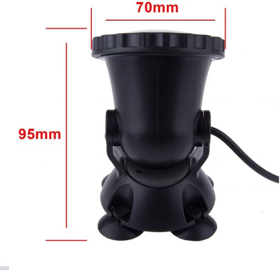 SecurityIng Pond Light, 36 LED Waterproof Underwater Submersible Lights Multi-Color Spotlight Dimmable Aquarium Light for Garden Fountain Fish Tank Pool,Control Not Included (1 Pack) - Image 2