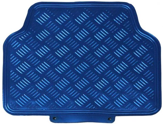 JVL 01-693 Titan Metallic Universal Rubber Backed Car Mat Set, 4 Pieces, Blue - Image 3