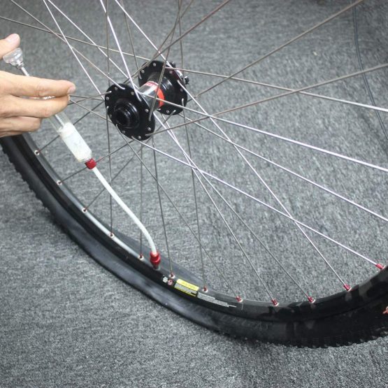 Dymoece Bicycle Tubeless Tire Sealant Injector Syringe and Presta Valve Core Removal Tool Set for Stans No Tubes sealant - Image 3
