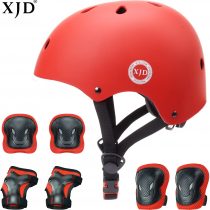 XJD Kids Bike Helmet Protective Gear Set Age 3-13 years Knee Pads Elbow Pads Wrist Guards and Adjustable Skateboard Helmets for Scooter Cycling Roller Skating Boys Girls