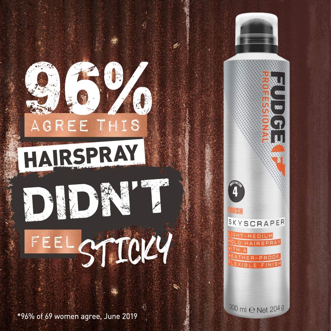 Fudge Professional Hairspray Travel Size, Skyscraper Light to Medium Hold Hair Spray, for Women All Day Hold, Weather Proof - Image 3