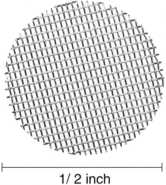 150 Pieces Stainless Steel Screens Pipe Screens Smoking Pipe Screen