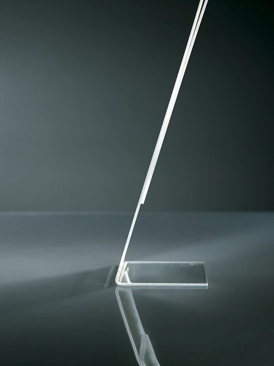 SIGEL TA217 Holder, Slanted, for A7 Landscape, Single-Sided Presentation, Acrylic, Transparent, 1 pc. - Image 2
