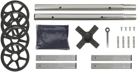 Cartrend 7730056 Wheel rim stand with protective tire cover, for tire distance of up to 225 mm - Image 2