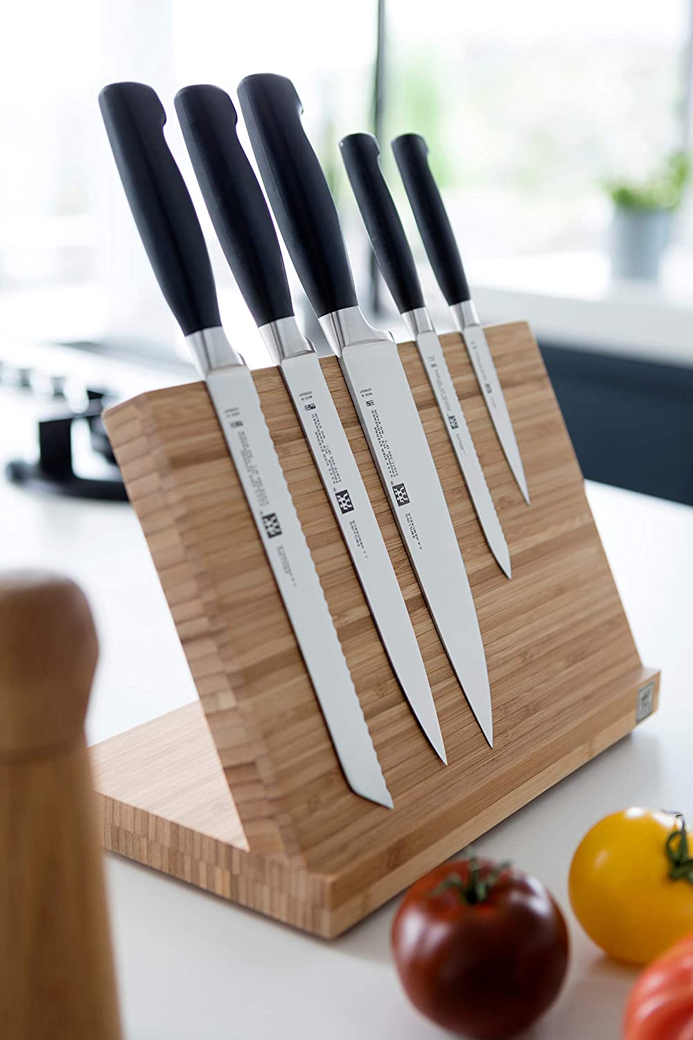 Zwilling 1002234 Magnetic Knife Block for Complete Knife Sets Bamboo, 16.5 x 30 x 20.8 cm, Wood - Image 3