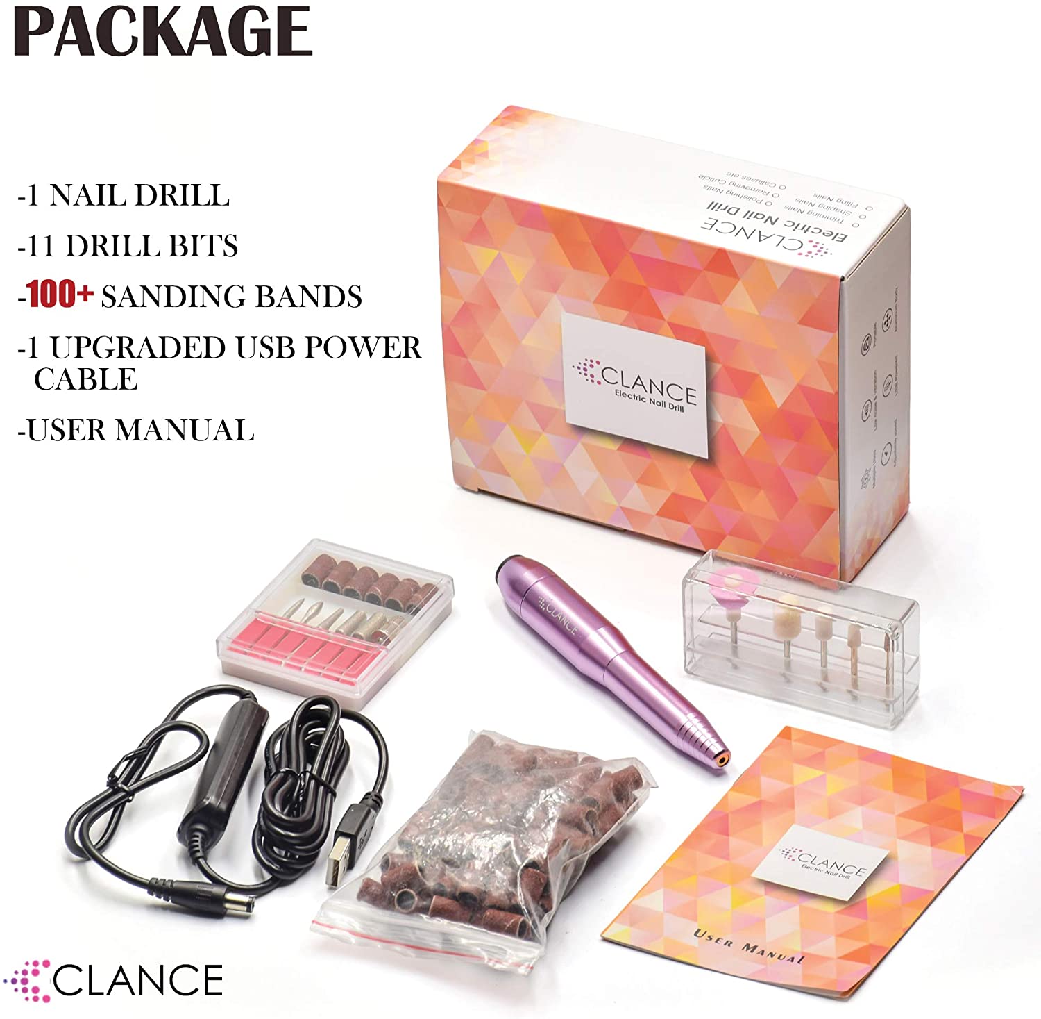 clance electric nail drill