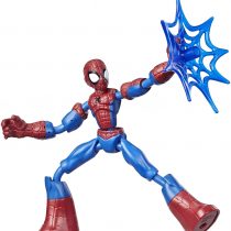 Marvel Spider-Man Bend and Flex Spider-Man Action Figure Toy, 15-cm Flexible Figure, Includes Web Accessory, For Children Aged 6 and Up