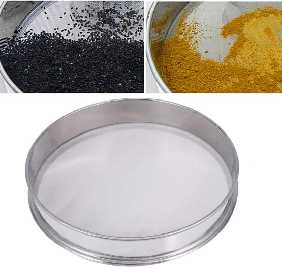 OUNONA Stainless Steel Herbal Pollen Hash Extractor Stackable Sifter 100 Micron Shaker - Image 4
