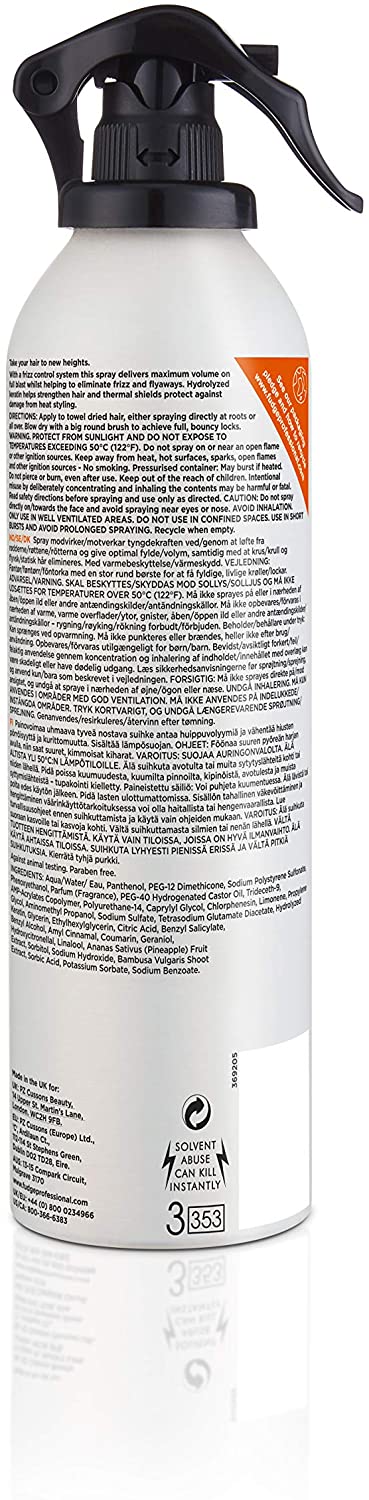 Fudge Professional Push It Up Blow Dry Spray, Volumizing Hair Spray, Eliminates Frizz and Flyaways, with Keratin, 200 ml - Image 2