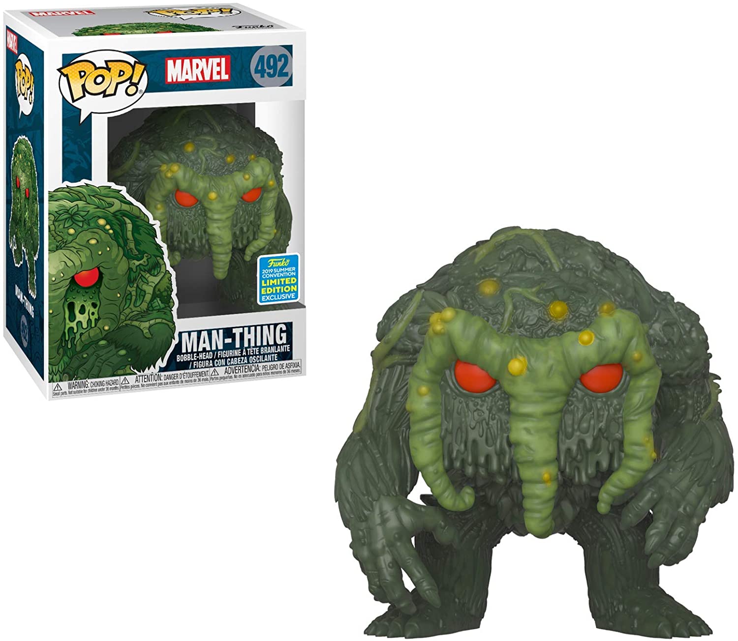 Man-Thing Pop! Vinyl Bobble Head - 2019 Convention Exclusive, Assorted - Image 2