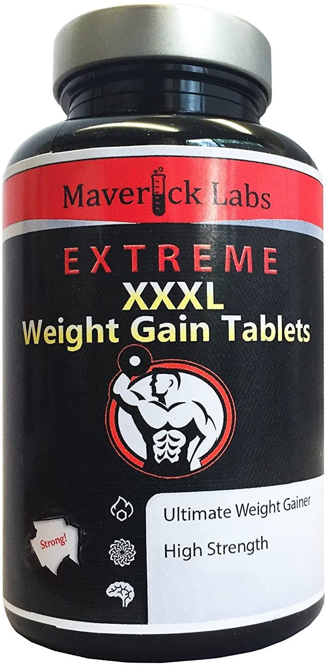 Anabolic Weight Gainer (XXXL) Capsules - Ultimate Formula for More Muscle More Mass, 60 count (Pack of 1)
