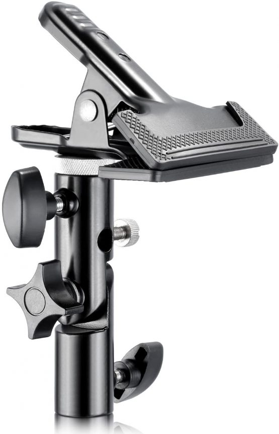 Neewer® Photo Studio Heavy Duty Metal Clamp Holder with 5/8" Light Stand Attachment for Reflector