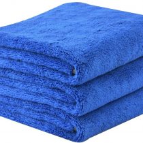 Microfibre Car Drying Towels Car Washing Cloths For Drying Cleaning Grey 3Pack 40X60CM