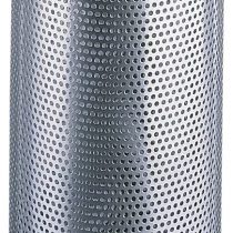 Durable Atlanta Umbrella Stand Tubular Metal Perforated 28.5 Litre - Silver Ref A2900-02618